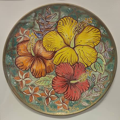 E01 【经典稀有高端】【手绘】【私人定制教学】浮雕彩绘 | Six Trees Art & Pottery