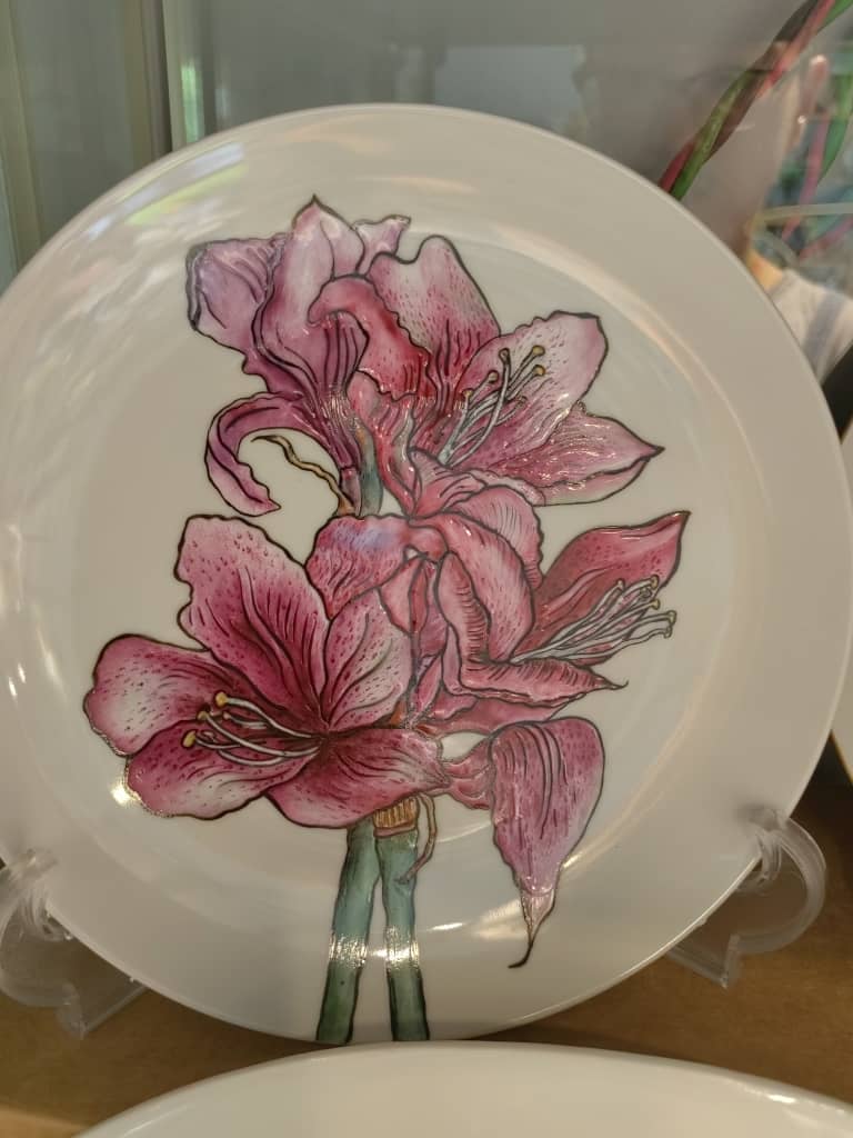 E02 【经典高端装饰】【手绘】【私人定制教学】釉上彩 | Six Trees Art & Pottery